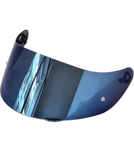 BSTOP K1 Face Shield Uv-Protected for AGV K1, K1S, K3SV, K5, K5S Helmet Shield Visor Windshield (Revo Deep Blue-Day use only) : Automotive