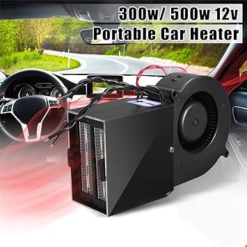YSCCSY Heizlüfter DC 12 V 300 Watt 500 Watt Keramik Auto Fahrzeug Einstellbare Heizung Trockner Fenster Defroster Demister Au
