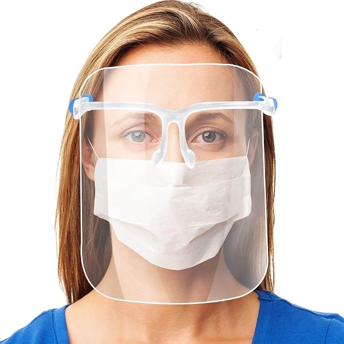 Cubre Protector Lavable Y Reutilizable Para Pantallas Faciales | Anti-salpicaduras, Ideal Para Profesores Y Trabajadores