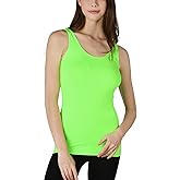 NIKIBIKI Women Seamless Premium Classic Tank Top, Made in U.S.A, One Size