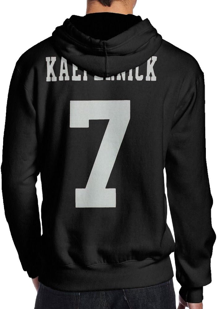 GREGVGH Mens Colin Kaepernick No.7 Protect Anthem Back Printed Best Pullover Sweatshirts 90s