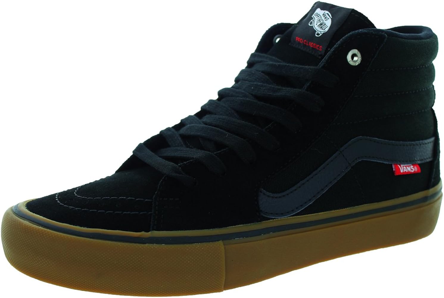 vans black gum sk8 hi