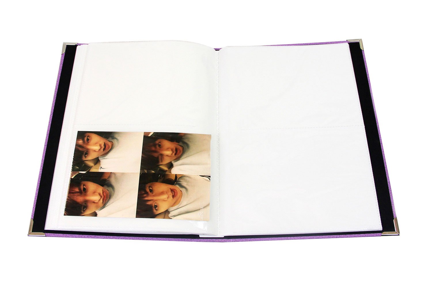 Inserted Page Photo Album- Owmoon Picture Holders Which Have 120 Pockets for up to 4x6” Photos, Instax Picture, Name-card , Memo Ticket Holder .Collecting Book With a Message Box ,For youth