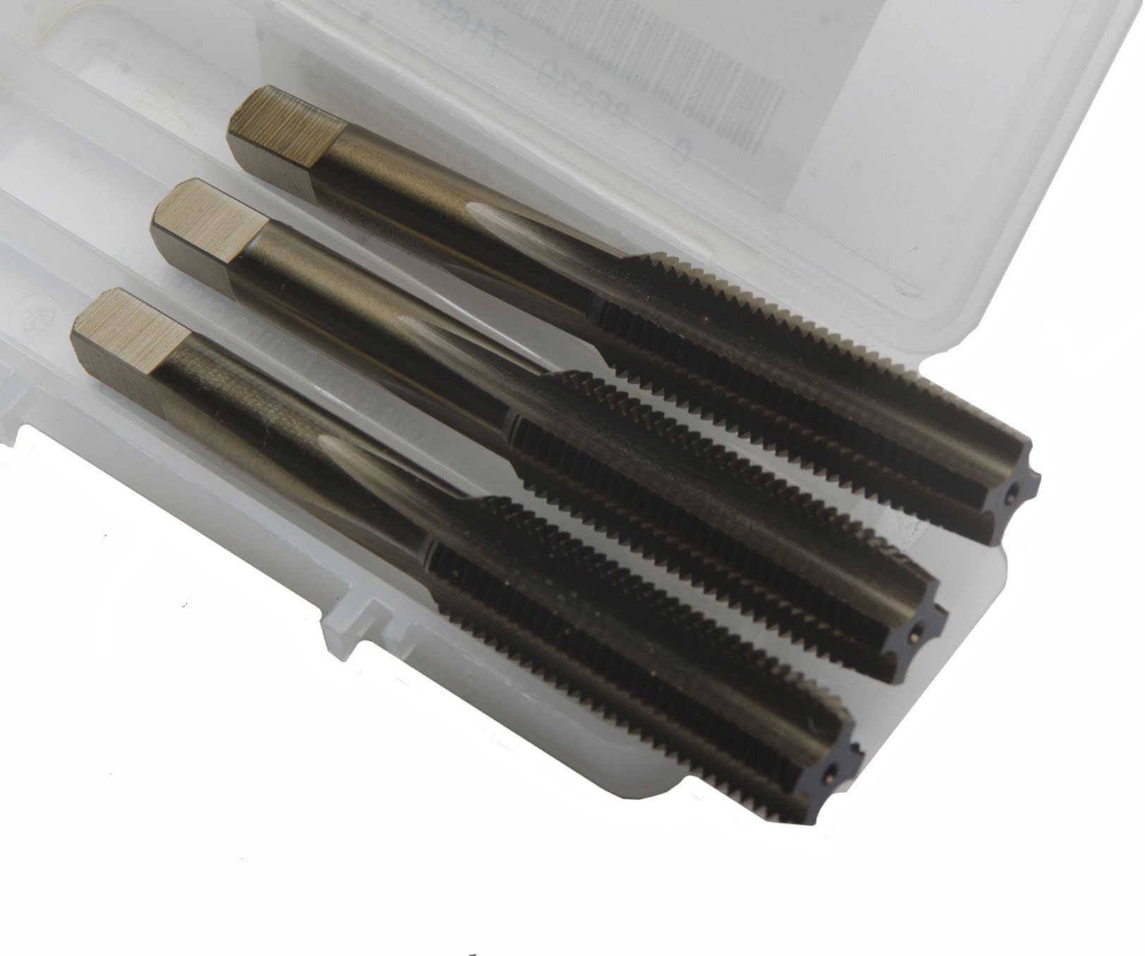 Triumph Twist Drill 71610 9/16-12 NC T66HDSET High Speed Steel Taper, Plug and Bottom Tap Thundertap Bronze Oxide Coated