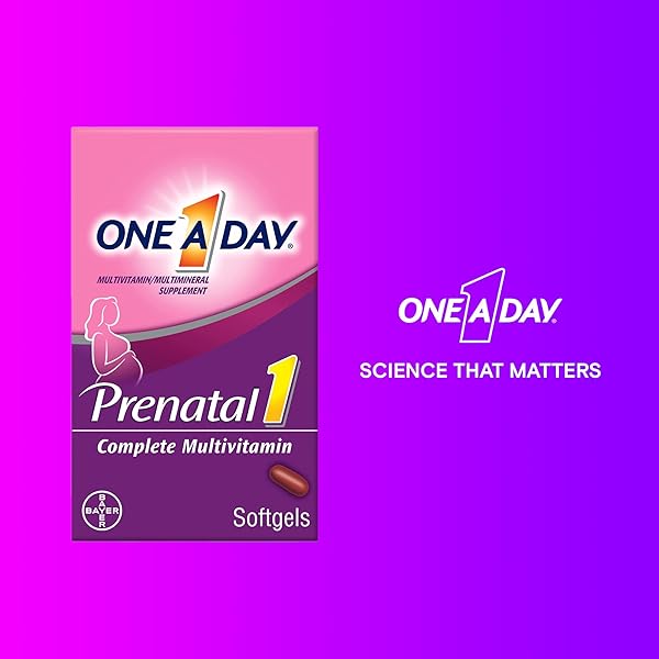ONE-A-DAY PRENATAL 1 WITH DHA& FOLIC ACID SOFTGELS, 30 EA ( PACK OF 2)