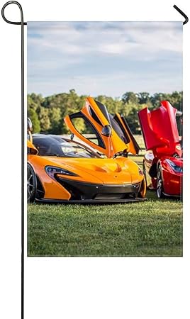 Amazon Com Donggan Garden Flag Mclaren P1 Ferrari Laferrari 12x18 Inches Without Flagpole Garden Outdoor