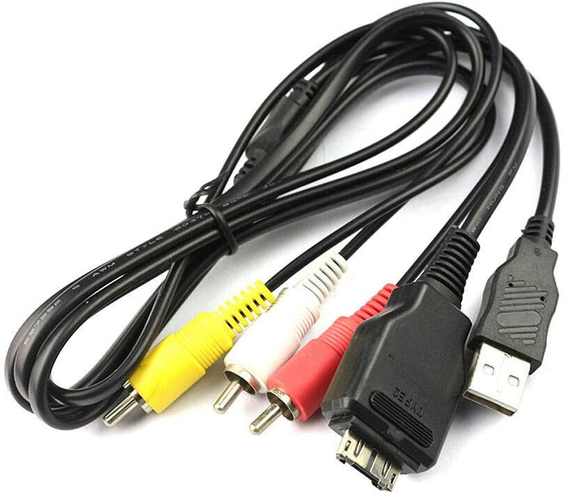 Amazon マルチケーブルUSB AV for Sony DSC h55, Sony DSC t500、Sony t900