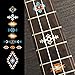 Jockomo Ukulele Position Mark Inlay Sticker Native American Ethnic (TR)