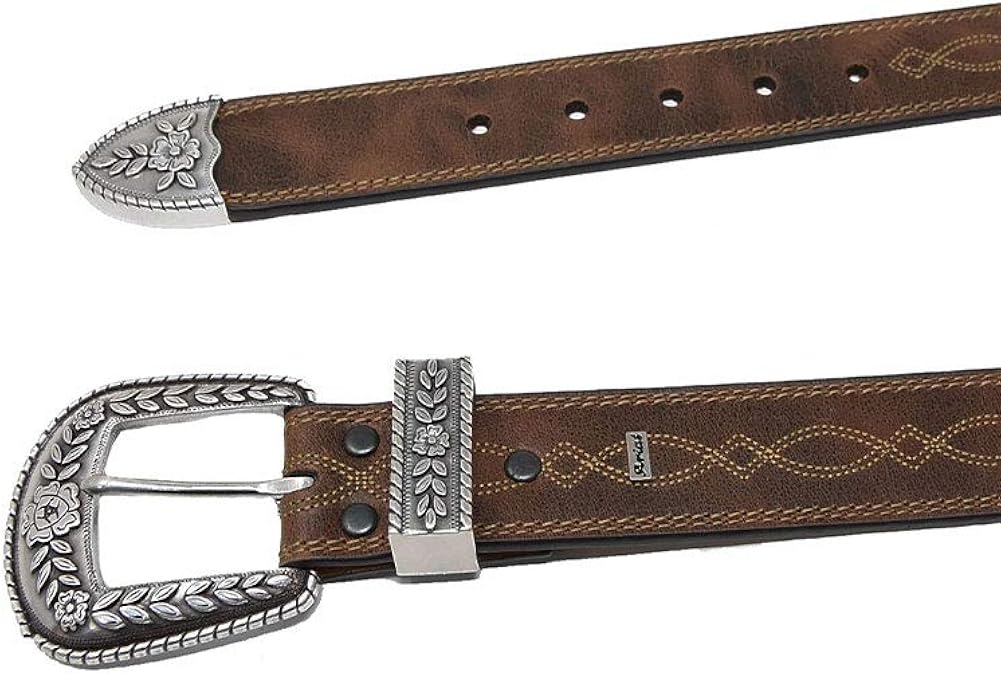 ARIAT Women's Fatbaby Center Stitch Belt: Clothing
