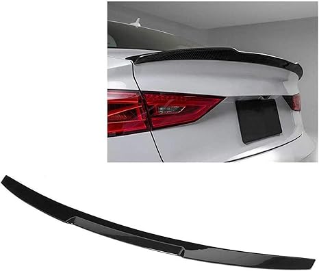 Amazon Co Jp リアルーフウィンドウトップウイングリアスポイラー アウディa3 S3 8vセダン14 18と互換性があります 車の 改造スタイリングアクセサリー Vタイプ用光沢ブラック ホーム キッチン