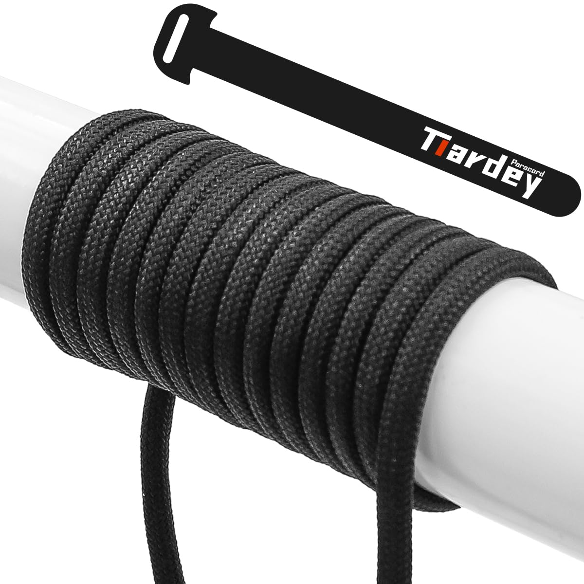 Tiardey PRN-016 Paracord 4mm 100ft (31m) 9 Core Strand,Tear-resistant,Nylon Cord,Mil Spec Type III Paracord,Holds up to 250kg for Outdoor Survival Camping