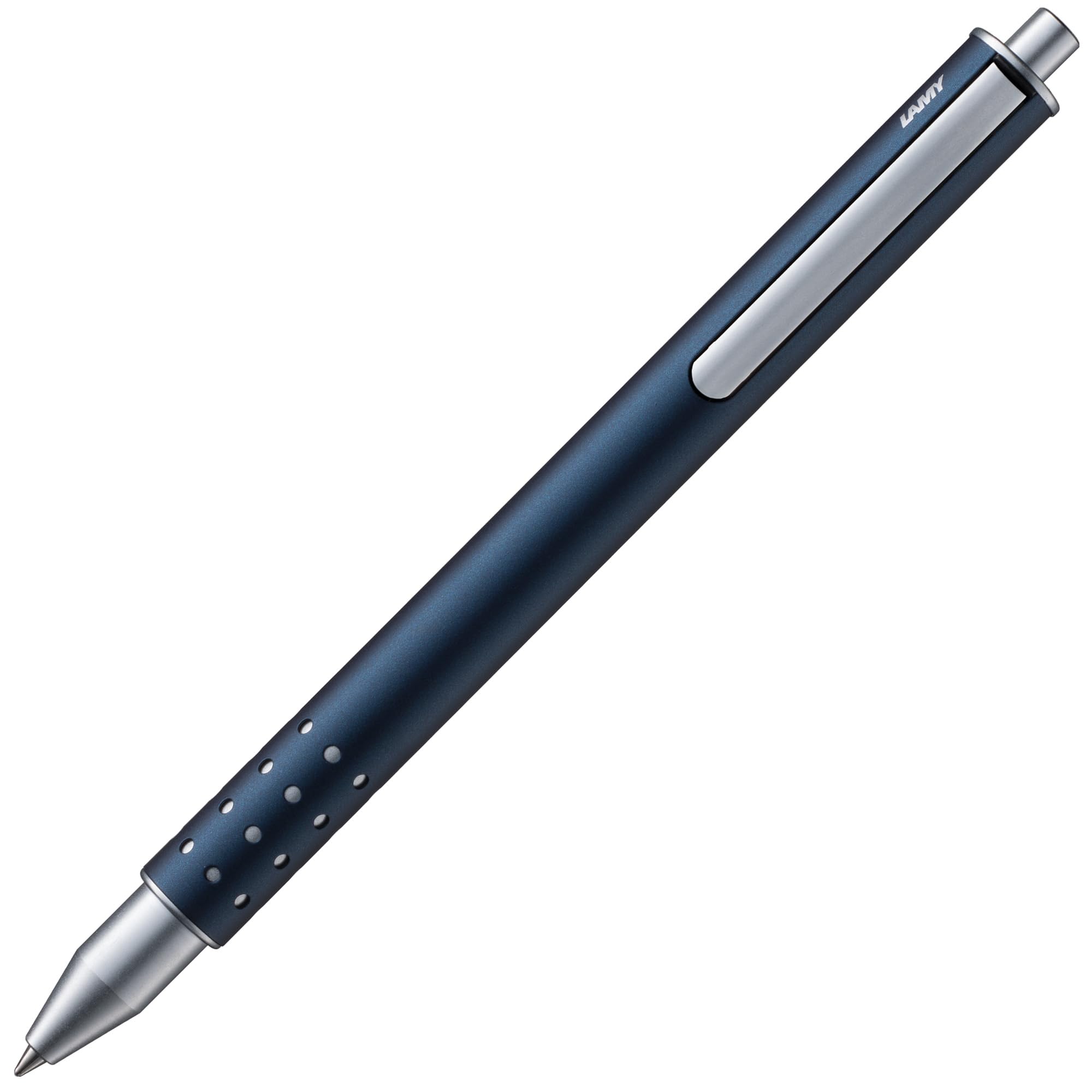 Lamy swift imperialblue - modest rollerball pen with a smooth writing experience - robust metal casing & line width B M 66 rollerball refill in blue