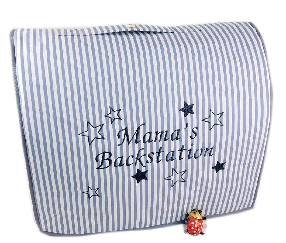 Abdeckhaube für Bosch MUM 9, Mod. Backstation, Grau-weiß gestreift