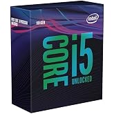Intel Core i5-9600K Desktop Processor 6 Cores up to 4.6 GHz Turbo unlocked LGA1151 300 Series 95W, BX80684I59600K