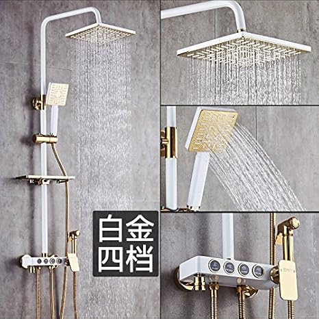 Guoke Touch Bathroom Faucet Rain Shower Set Bathroom Booster