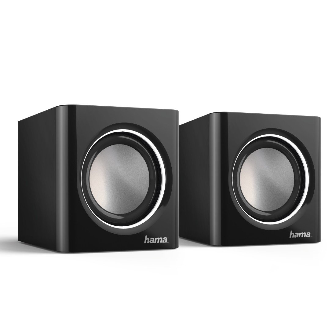 Hama Sonic Mobil 185 Notebook Speakers, Black & Silver