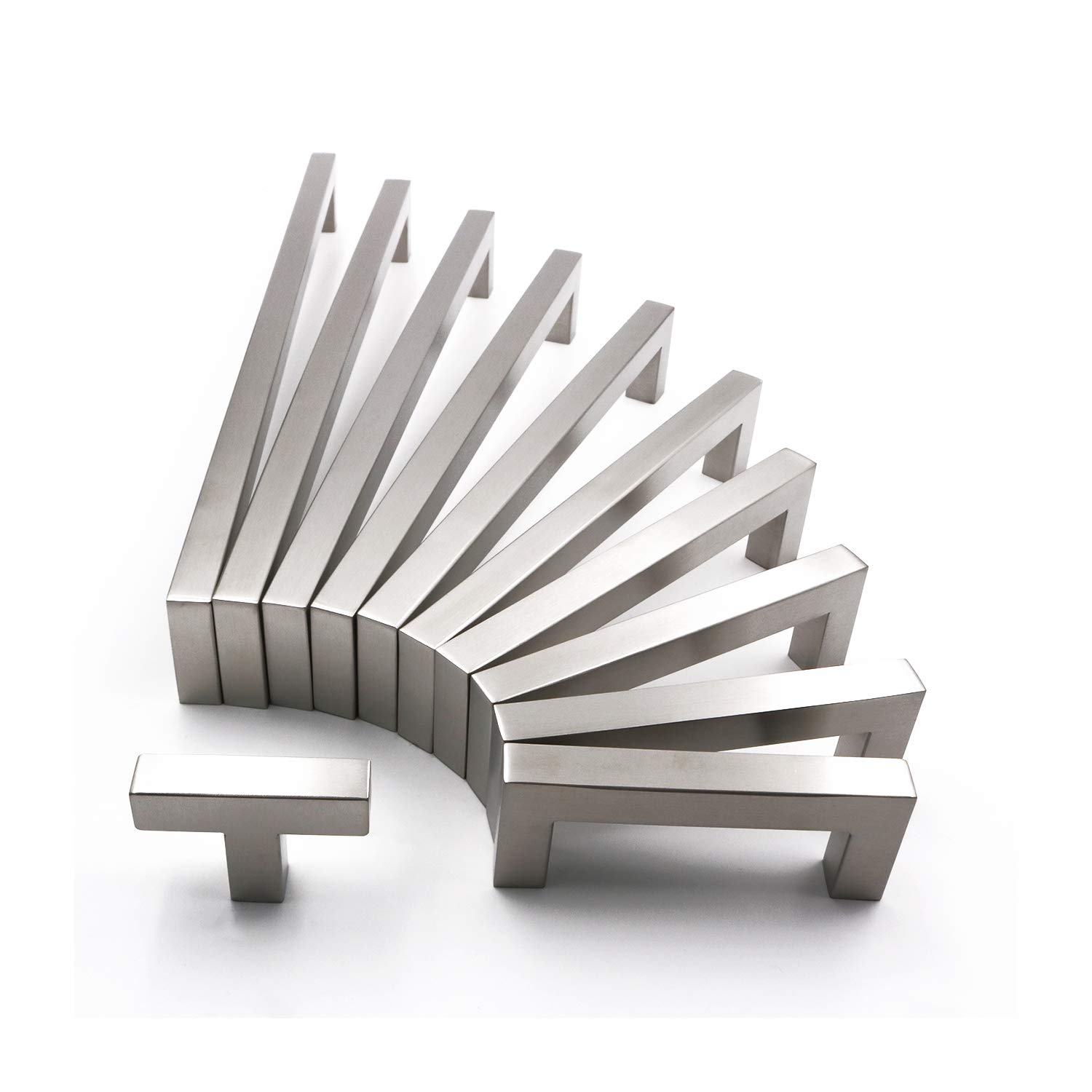 5x Goldenwarm® Möbelgriff Stangengriff Edelstahl Gebürstet