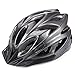 GIORO Ultralight Adult Cycling Bike Helmet for Men Women Specialized Road Urban Mountain Bicycle Safety Protection Certified with Removable Visor and Quick Release Adjustable Strap (Black)