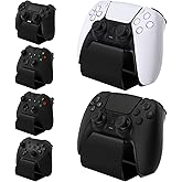 playvital 2 Pack Stand-AL Controller Stand for ps5, for ps4, Aluminium Metal Display Gamepad Holder for Xbox Series X/S, Xbox One, Switch 2 Pro, Universal Desktop Controller Supporter, Black