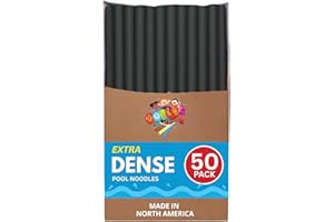 50 Pack of 48 Inch Oodles of Noodles Foam Swimming Pool Noodles - Hollow Core Bulk Floats Foam Tubes - Durable, Buoyant for Pool Toys, Beach, Crafts & DIY Projects - Wholesale Price