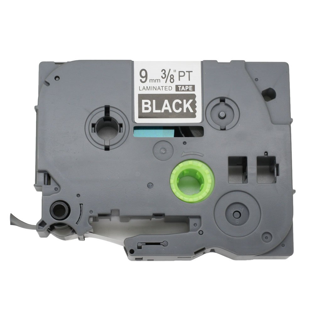 BROVACS 1 Pack White on Black Label Tape Compatible for Brother P-Touch TZ 325 TZe 325 9mm 3/8" OPA1132E