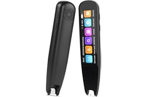 LIFMOCER Scan Reading Pen for Language Translator Device,Smart Scan Reader Pen for Dyslexia,Offline Online Scan Reader Pen Portable Two-Way Instant Translator Pen,131 Languages Supported Translator