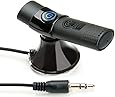 GOgroove SMARTmini AUX Car Bluetooth Adapter with Handsfree Calling - Portable 3.5mm Wireless Music A2DP AUX Input Receiver Kit with Microphone, 30-Foot Streaming for Smartphones & Tablets