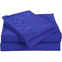 Balichun Bed Sheets Set Hotel Luxury Platinum Collection 1800 Series Bedding Sheet Set Deep Pockets Wrinkle & Fade…
