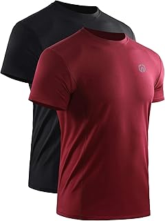 neleus men's dry fit mesh athletic shirts