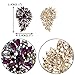 EVER FAITH Women's Austrian Crystal Vintage Inspired Flower Leaf Bouquet Brooch Purple