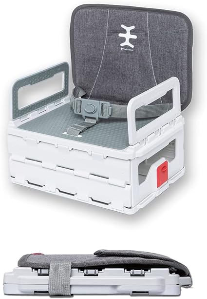 Rehausseur Chaise Bebe Pliable Ultra Fin Nikidom Flat Pack Gris Amazon Fr Bebes Puericulture