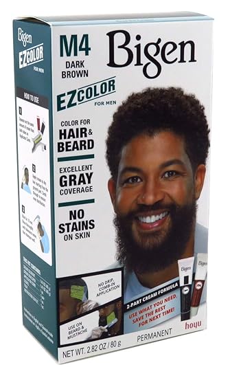 Amazon Com Bigen Ez Color For Men M4 Dark Brown Kit 6 Pack
