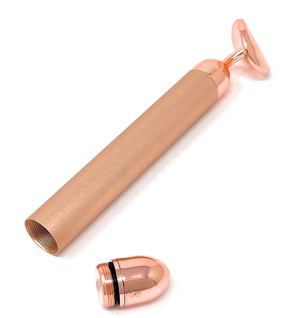 Facial Massager Wand Massage Tool - Face Massager for Wrinkles - Anti Aging Skin Tightening Machine Toning Device - Vibrating Handheld Galvanic Sagging - Rejuvenating Skin Care Products Infuser: Beauty
