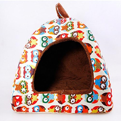 Rainflower Washing Cute Soft Pet Cat Dog House Bed