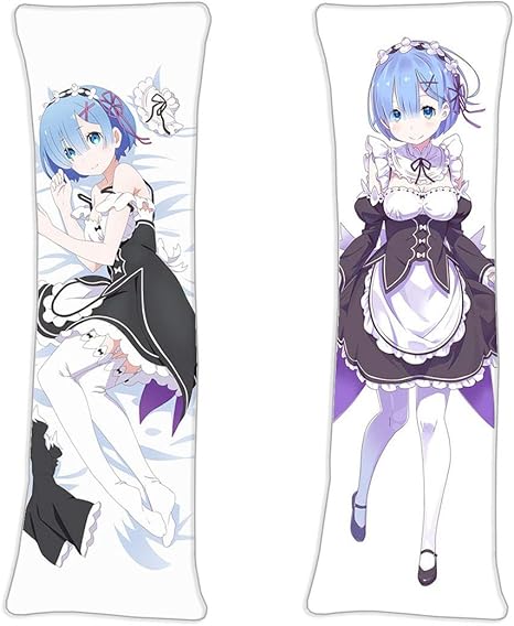 Amazon ｒｅ ゼロから始める異世界生活 リゼロ レム 抱き枕カバー ピーチスキン アニメだきまくら 100x34cm 両面プリント キャラグッズ 等身大抱き枕 フィギュア ドール 通販