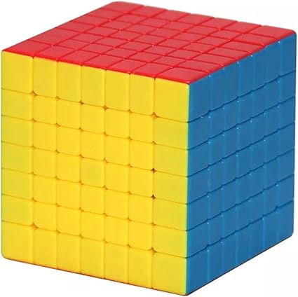 Kiditos ABS QiXing S 7x7 High-Speed Stickerless Professional Cube (Multicolour)