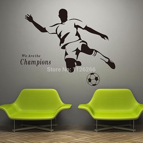 Buy New Soccer Wall Sticker Football Player Decal Sports