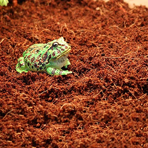 AUOKER Reptile Substrate, Natural Coconut Husk Fiber Coir Fiber Block
