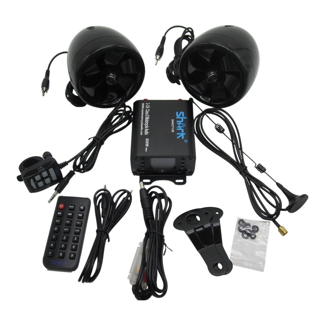 shark audio motorcycle stereo