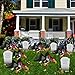 VictoryStore Yard Sign Outdoor Lawn Decorations: Birthday Yard Cards, Over The Hill with Buzzards and Tombstones Yard Decorations, Set of 11 with Stakes