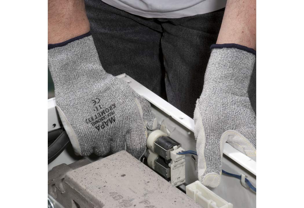 MAPA Professional KRYTECH 832, Size 10, Protective Gloves, (1 Pair), grey, 10 (XL) - Image 3
