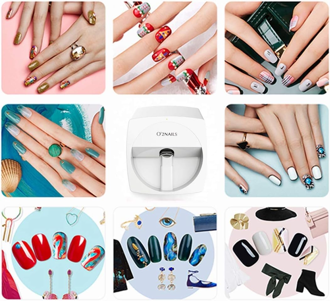 Amazon Co Jp Chiayako 最新型 ネイルマシン 自動 ネイルアートマシン 自動ネイルアート 電動ネイルケア Diy ドライフラワー押し花 ネイルアートツール コンピュータ 携帯電話を接続する ホワイト ビューティー