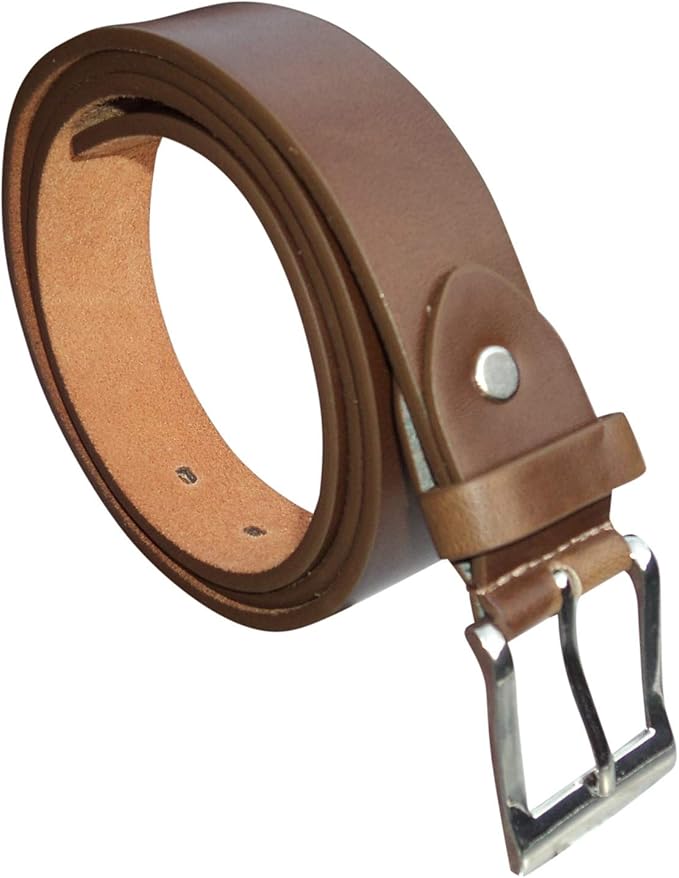 Men's Belt, 1" Wide, Trouser Belts for Men, Leather Lined Amazon.co.uk