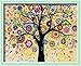 DIY PBN-paint by numbers Abstract Tree-4 16-by-20 inches Frameless.