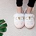 Women House Slippers Cute Pink Unicorn Fuzzy Memory Foam Cotton Shoes Gifts for Girls Men Anti-Slip Rubber Sole Fur Plush Shoes Gift for Kids Winter Warm Bedroom Home Indoor Outdoor