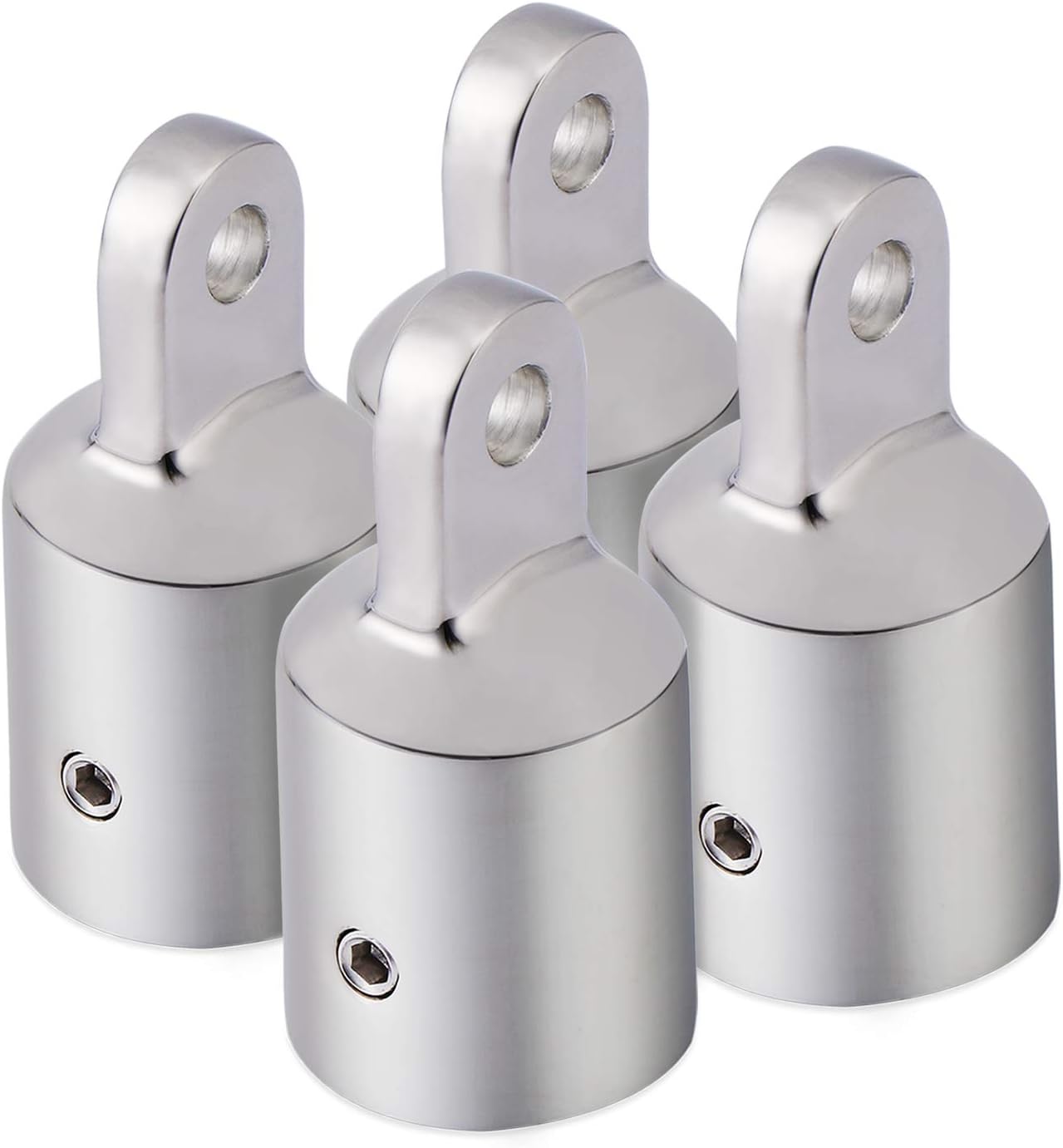 OCR 0.98"/25mm Eye End Cap Bimini Top Fitting 4Pcs