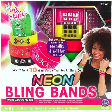Just My Style Neon Bling Bands