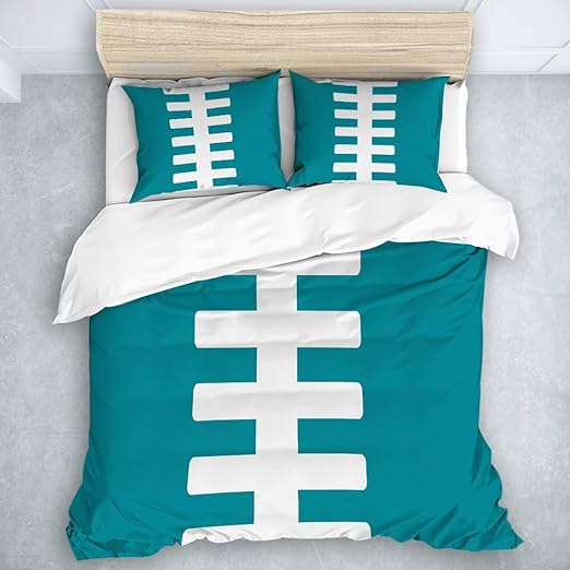 Amazon Com Mifsoiavv 3 Piece Duvet Cover Rugby Ball American