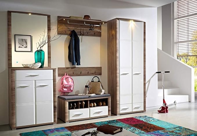 garderoben set eiche san remo