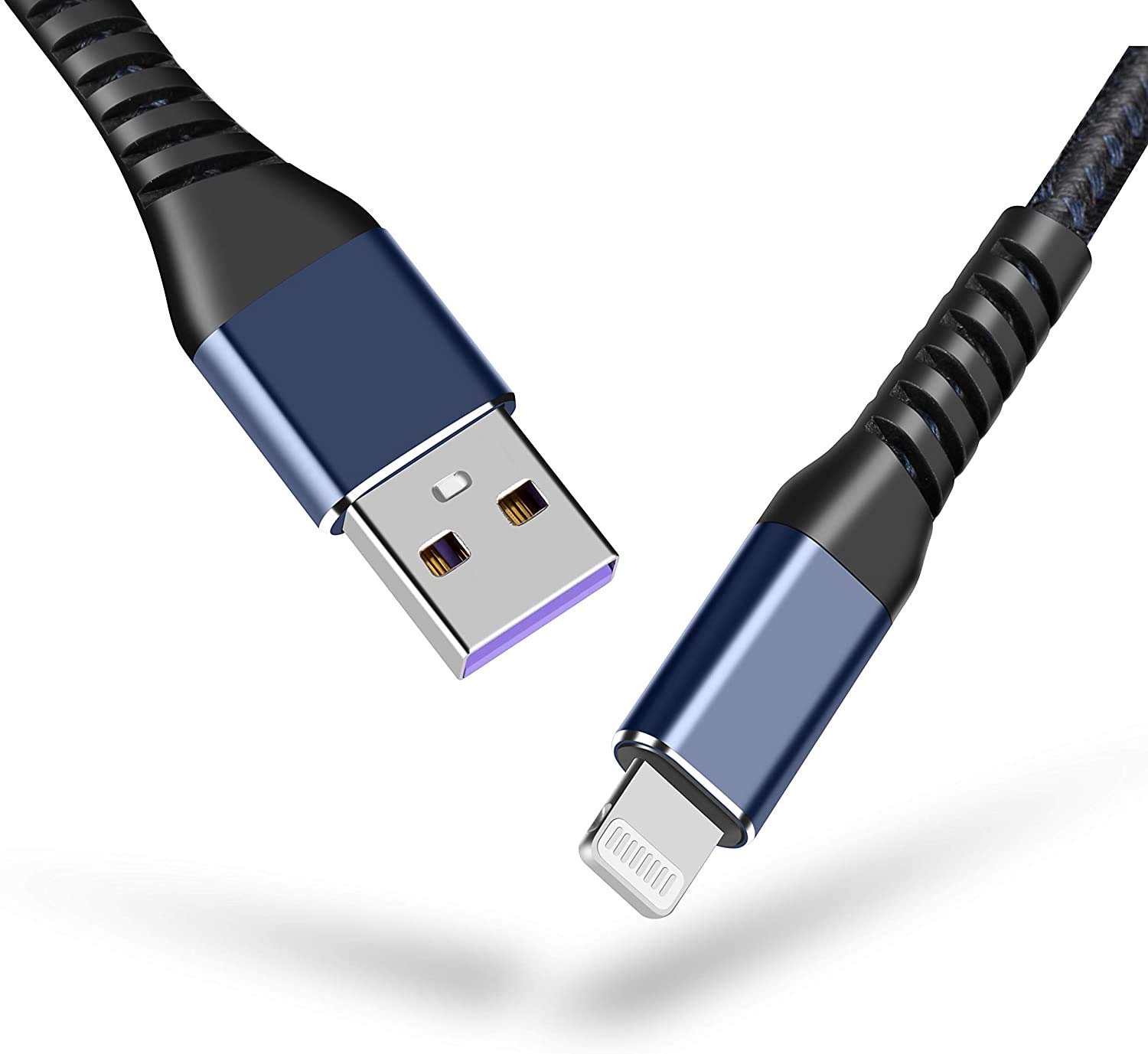 [ Apple MFi Certified 2pack ] iPhone Charger 6ft,Lightning Cable Long 6 Foot Cord, Fast Charging Cables for Apple iPhone 12/11/11Pro/11Max/ X/XS/XR/XS Max/8/7/6/5S/SE/iPad Mini Air (Blue): Computers & Accessories